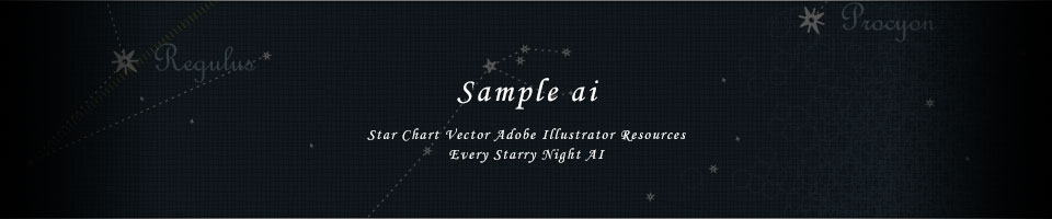 Sample ai - Star Chart Vector Adobe Illustrator Resources