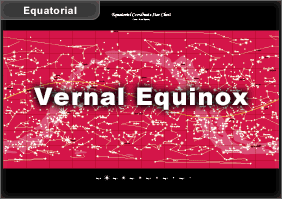 #01-1：Equatorial Coordinate Star Chart (Vernal Equinox)