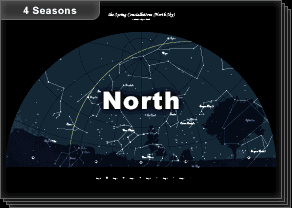 #06-3：4 Seasons' Star Chart - North Sky