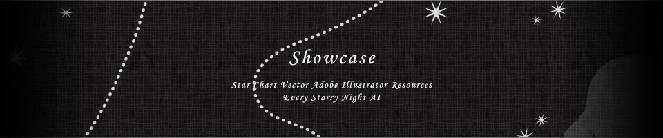 Showcase - Star Chart Vector Adobe Illustrator Resources